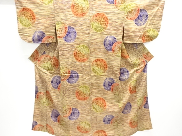 アンティーク　鞠模様着物